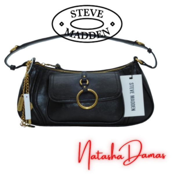 Bolso Shoulder | Steve Madden | Color Negro | 12 x 6" | Mediana