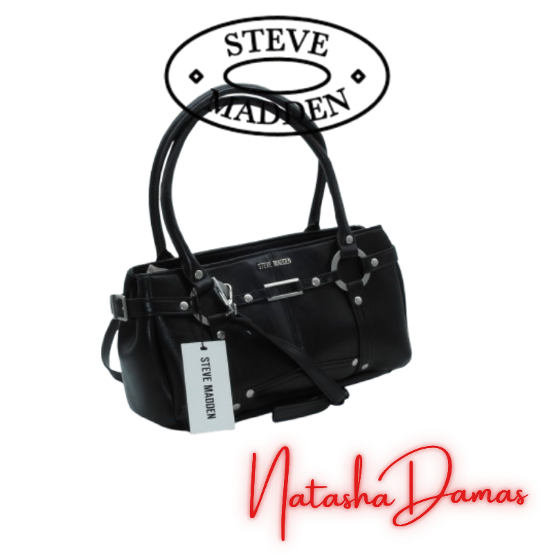 Bolso Carryall | Steve Madden | Color Negro | 12 x 8" | Mediana - Imagen 2