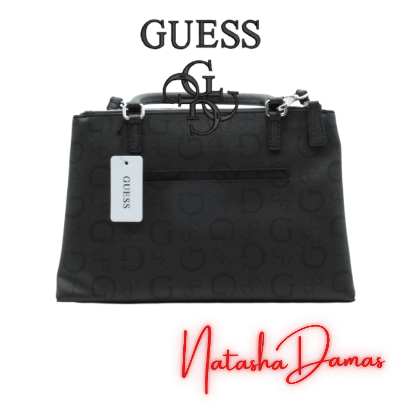 Bolso Satchel | Guess | Color Negro | 12 x 9" | Mediana - Imagen 3