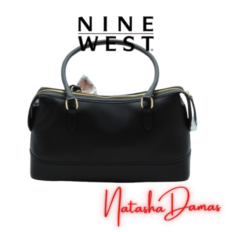 Bolso de Cúpula | Nine West | Color Negro | 12 x 8" | Pequeña - Imagen 3