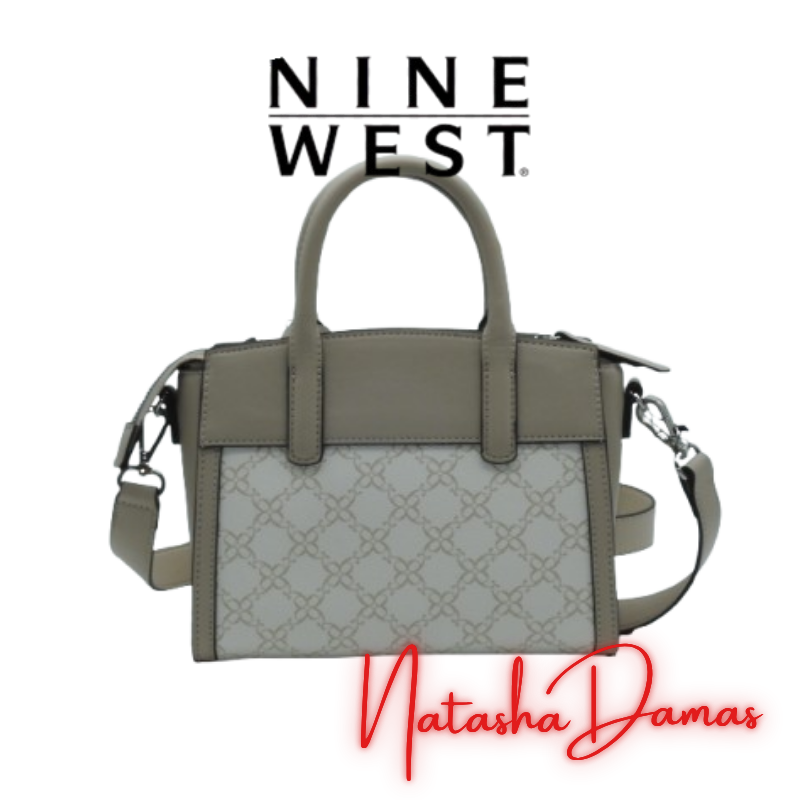 Bolso Satchel Mini | Nine West | Color Marfil - Beige | 9 x 7" | Pequeña - Imagen 3