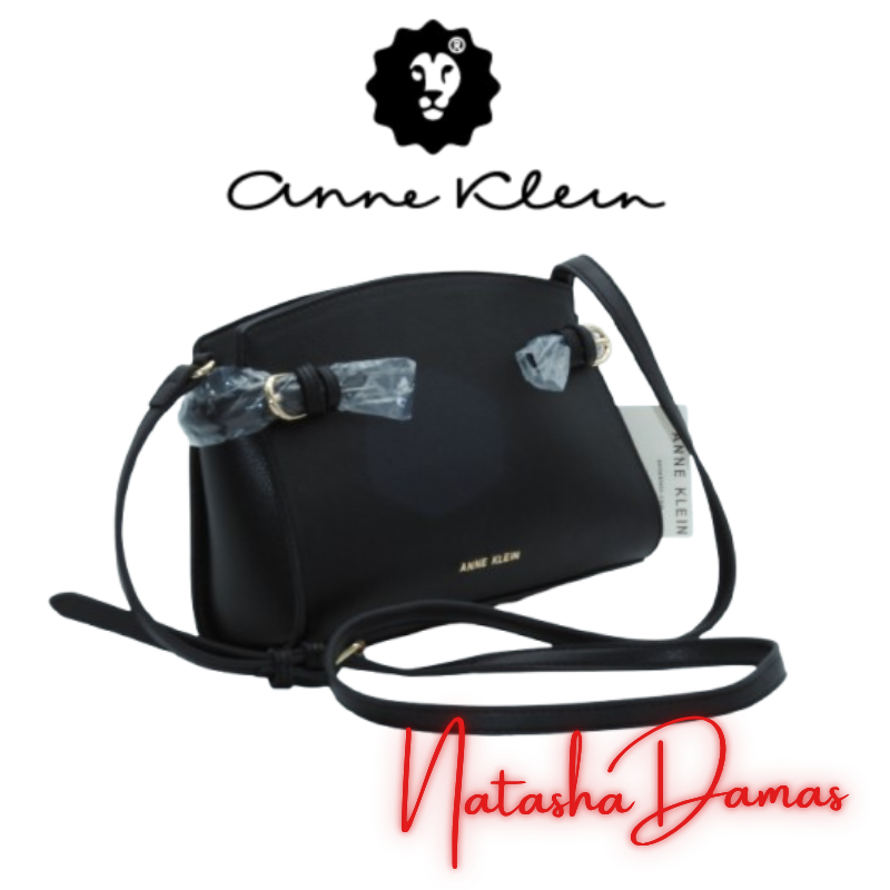 Bolso Camera | Anne Klein | Color Negro Solido | 10 x 7" | Mediana - Imagen 2