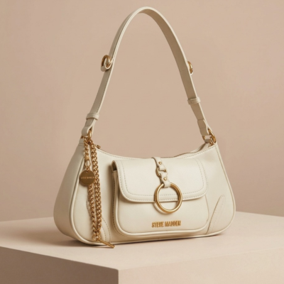 Bolso Shoulder | Steve Madden | Color Marfil | 12 x 6" | Mediana