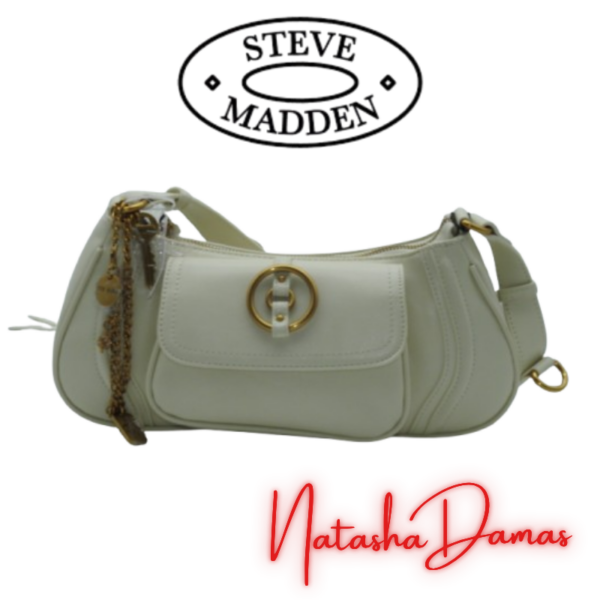 Bolso Shoulder | Steve Madden | Color Marfil | 12 x 6" | Mediana