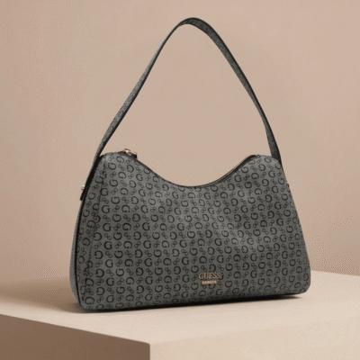 Bolso Hobo | Guess | Color Gris | 13 x 8" | Mediano